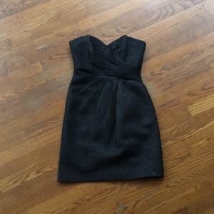 Black Strapless Bodycon Dress